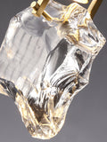 Brass Ice cubes Crystal Pendant Lamp