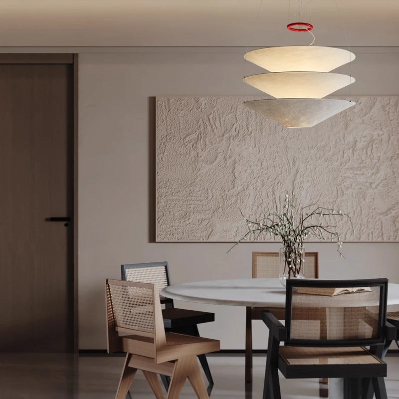 Wabi Sabi 3layer Fabric Pendant Lamp