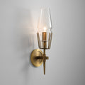 Clear Tapered Wall Lamp