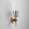 Clear Tapered Wall Lamp