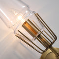 Clear Tapered Wall Lamp