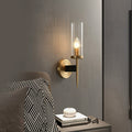 Vertical Pattern Glass Wall Lamp