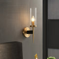 Vertical Pattern Glass Wall Lamp