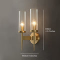 Vertical Pattern Glass Wall Lamp