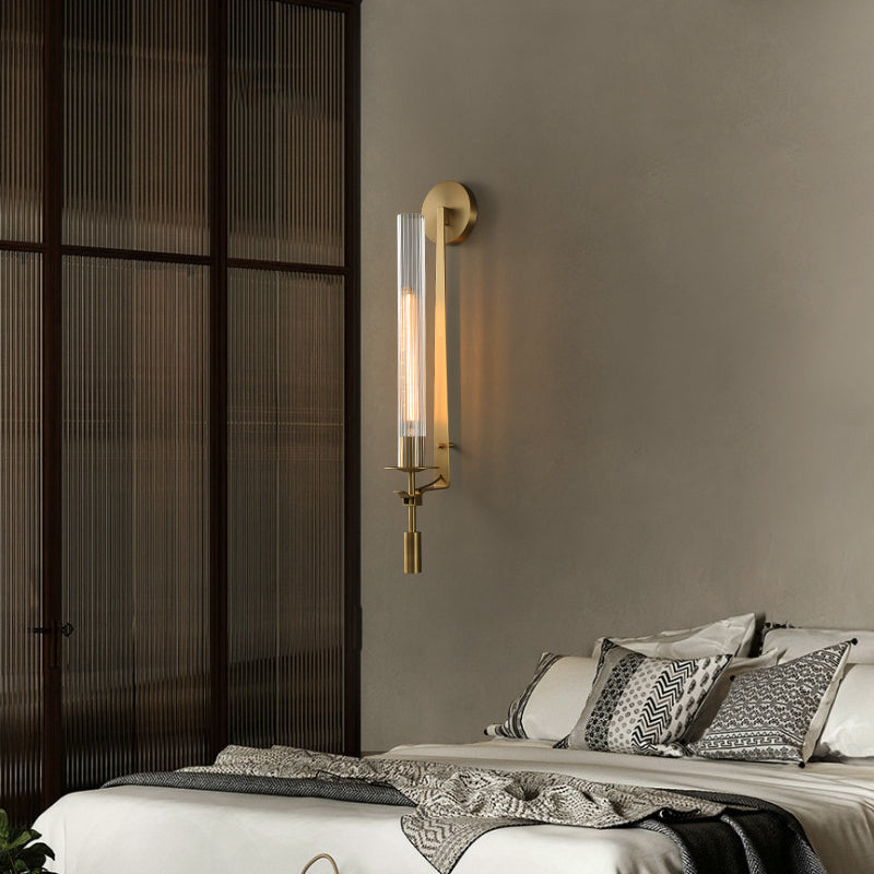 Long Glass Wall Lamp