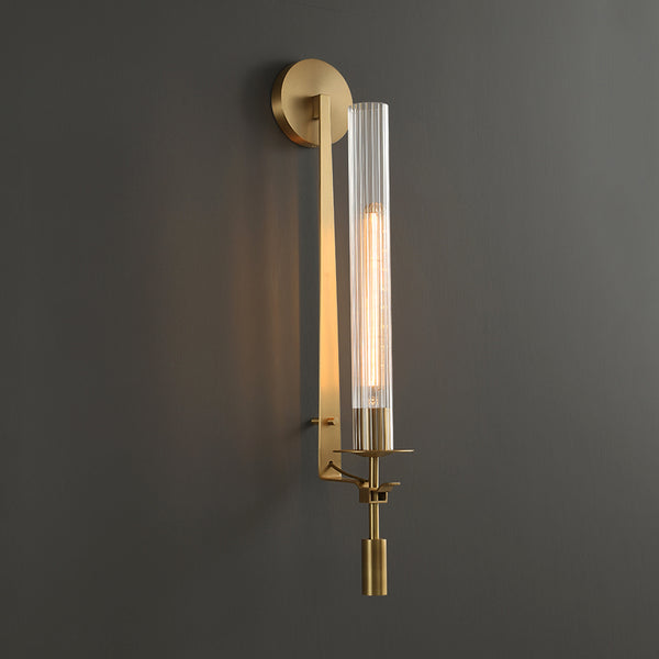 Long Glass Wall Lamp