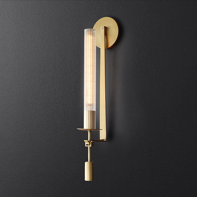 Long Glass Wall Lamp