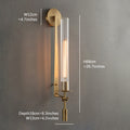 Long Glass Wall Lamp