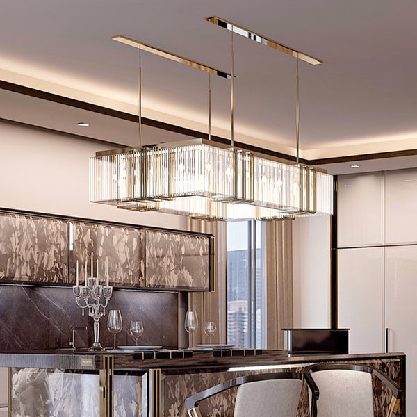 Rectangle Kitchen Island Chandelier