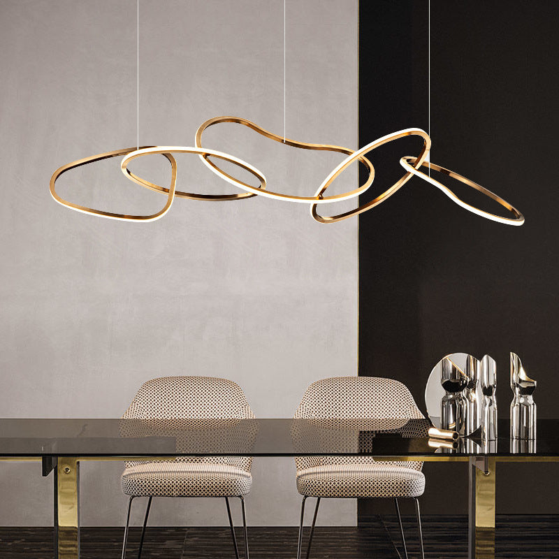 Peas 5 Rings Hanging Chandelier