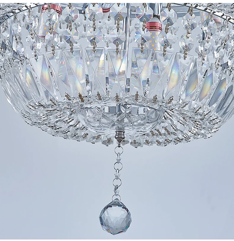Romantic Wedding Chrome Chandelier