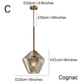 Smoke Gray Bucket Glass Lamp