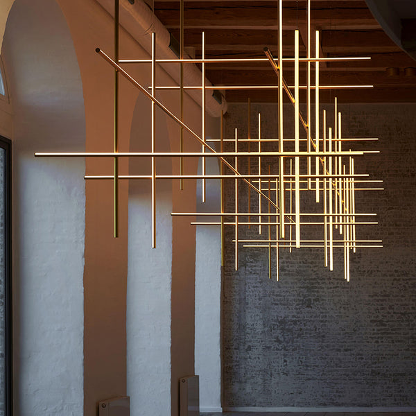 Minimalist Linear Combination Lamp