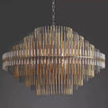 Vintage Luxurious Metal Chandelier