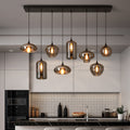 Smoke Gray Island Pendant Lights