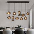 Smoke Gray Island Pendant Lights