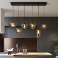 Smoke Gray Island Pendant Lights