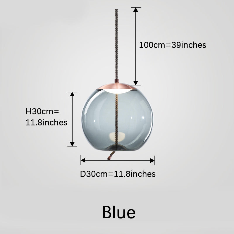 American Island Glass Pendant Light