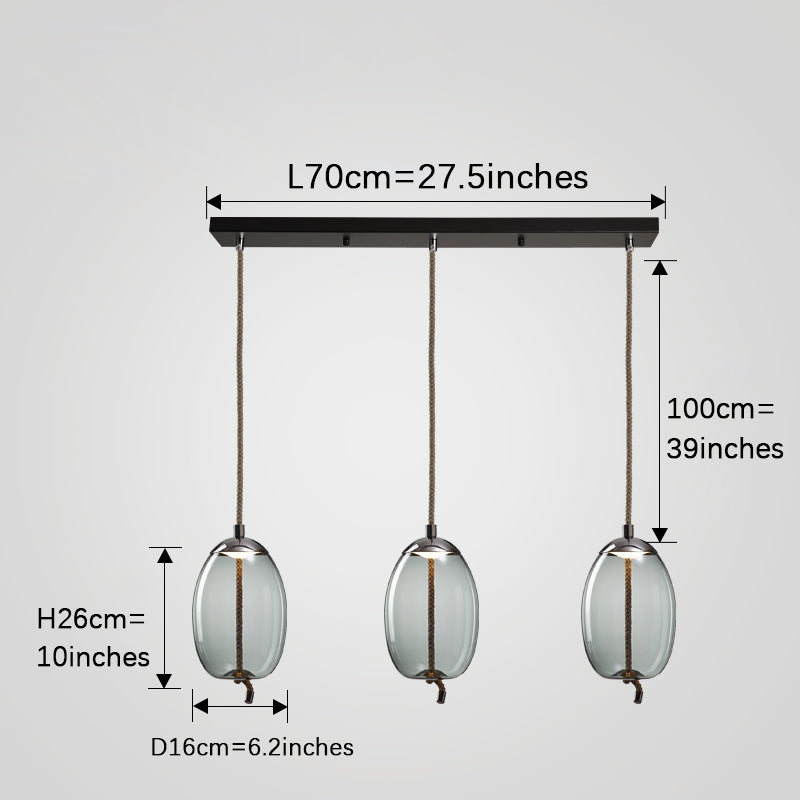 American Island Glass Pendant Light