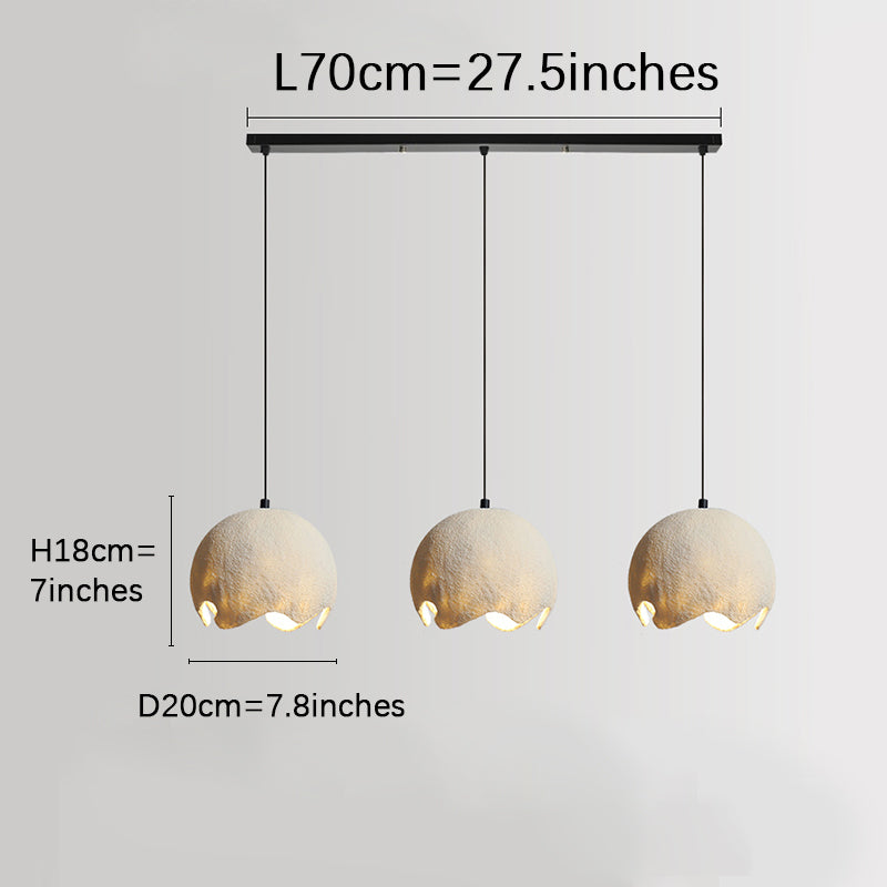 Wabi-Sabi Hemisphere Pendant Light