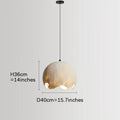 Wabi-Sabi Hemisphere Pendant Light