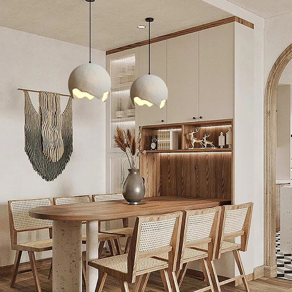 Wabi-Sabi Hemisphere Pendant Light