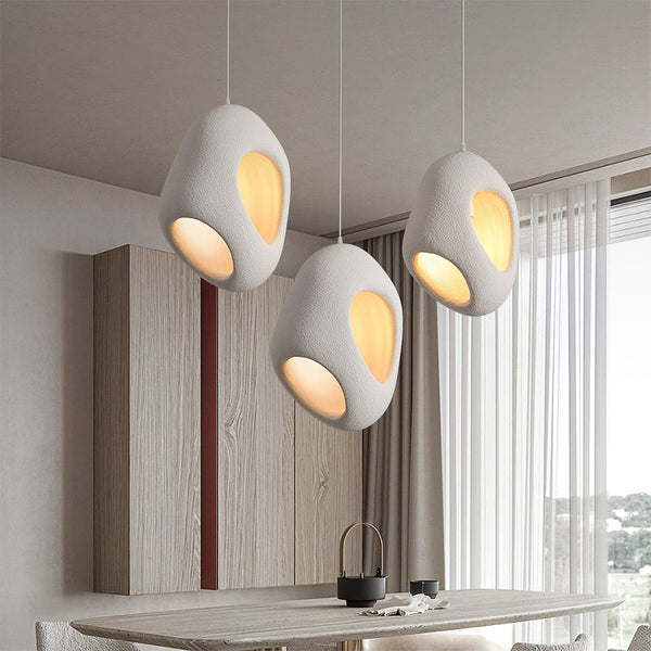 Wabi-sabi Ghost Face Pendant Light