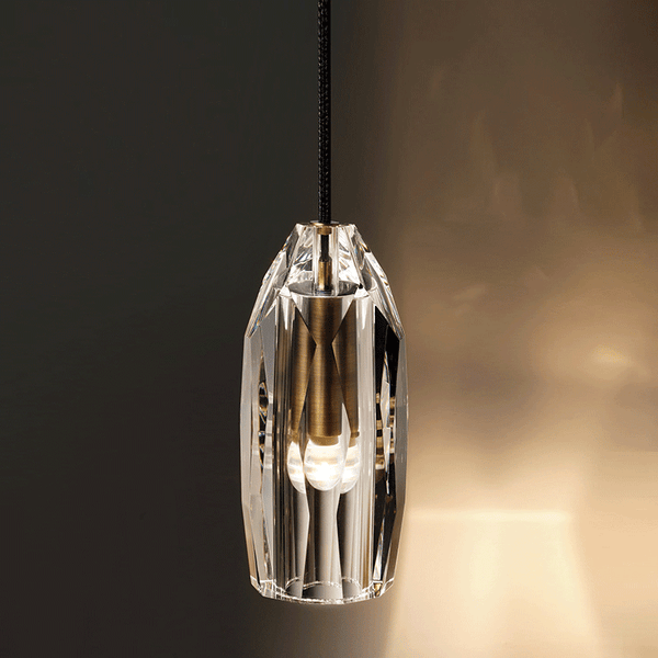 Luxurious Polygonal Crystal Lamp