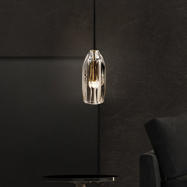 Luxurious Polygonal Crystal Lamp