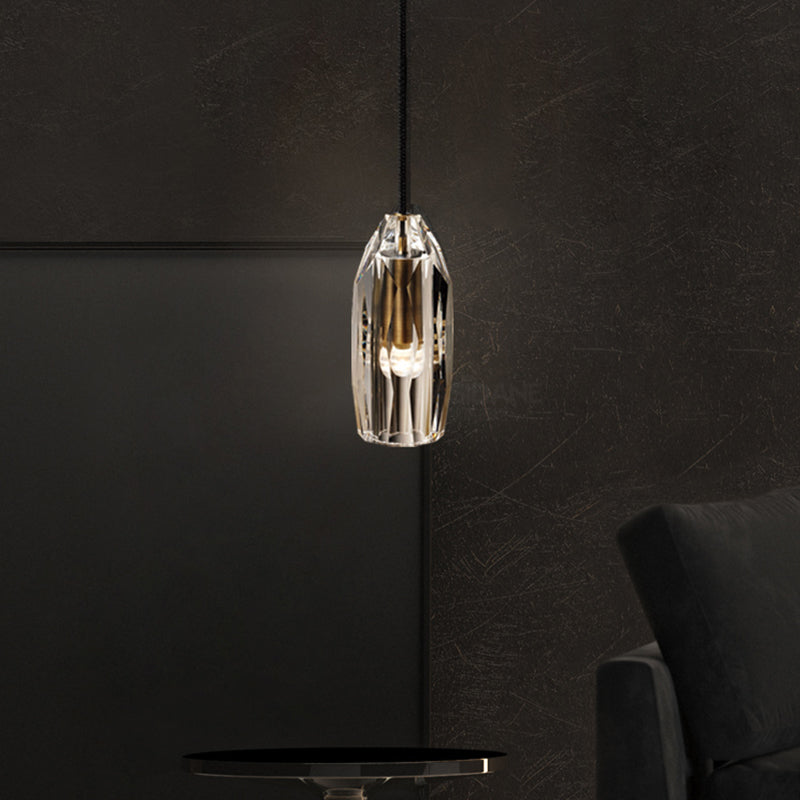 Luxurious Polygonal Crystal Lamp