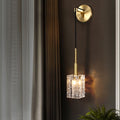 Ice Cube Brass Pendant Light