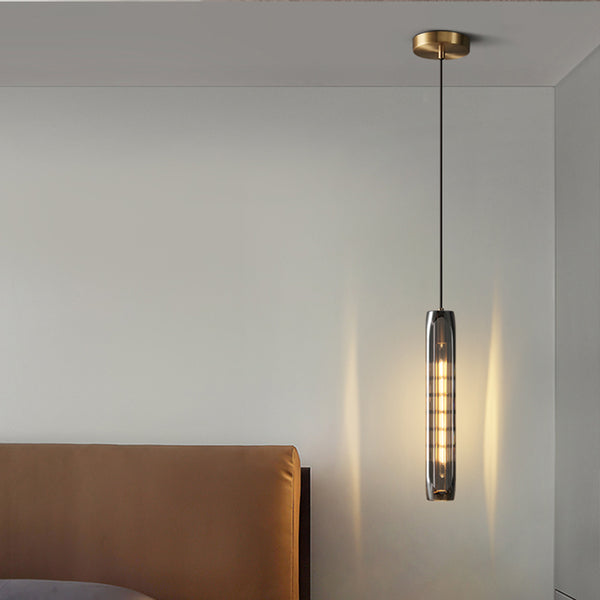 Brass Bedside Pendant Lamp