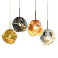 Colored Glass Pendant Light