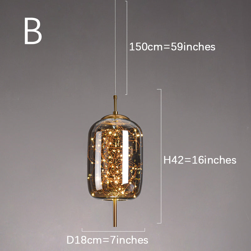 Lucky Bag Combination Pendant Light