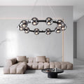 Smoke Grey Ball Pendant Light