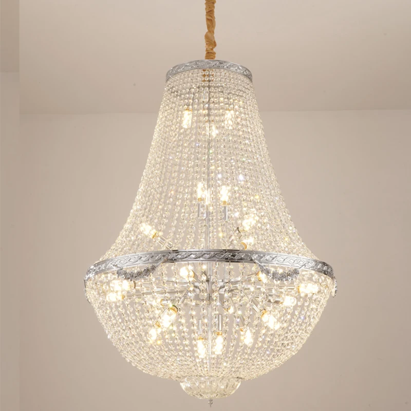 Banquet  Chrome Crystal Chandelier