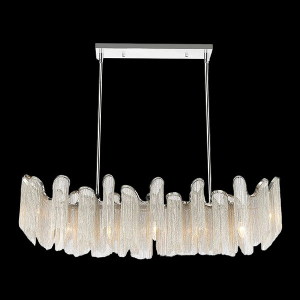 Kitchen Island Aluminum Chain Light