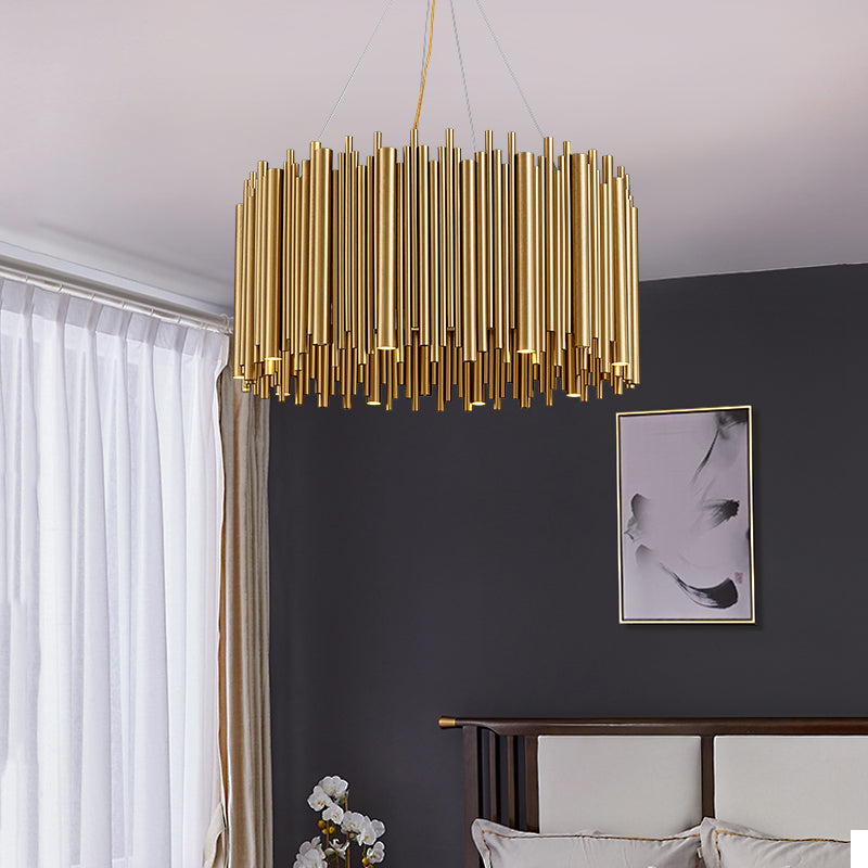 Stainless Steel Tube Chandelier