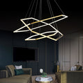 Modern Gold Hexagon Pendant Light