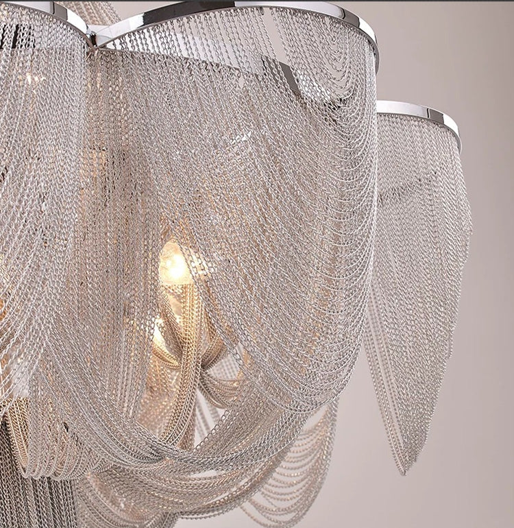 High Ceiling Aluminum Chain Light