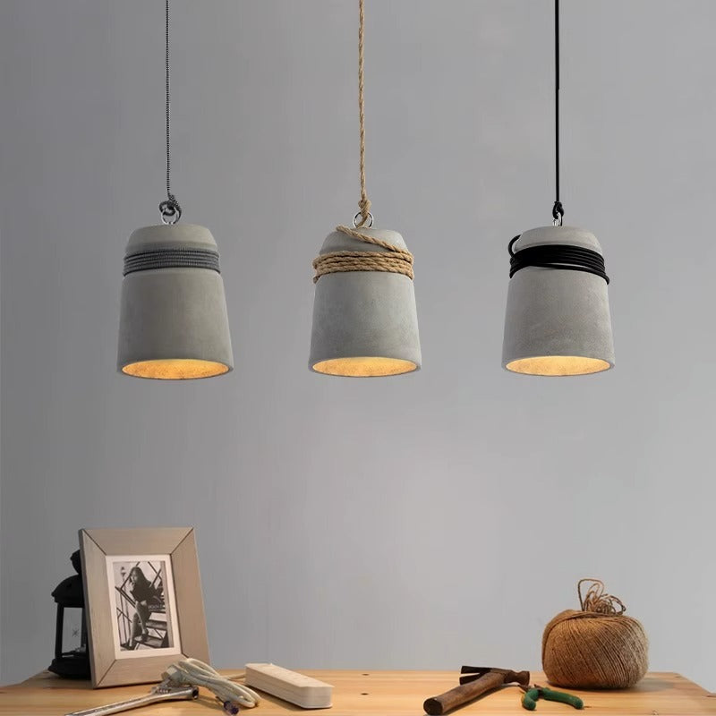 Yellow Travertine Terrazzo Lamp