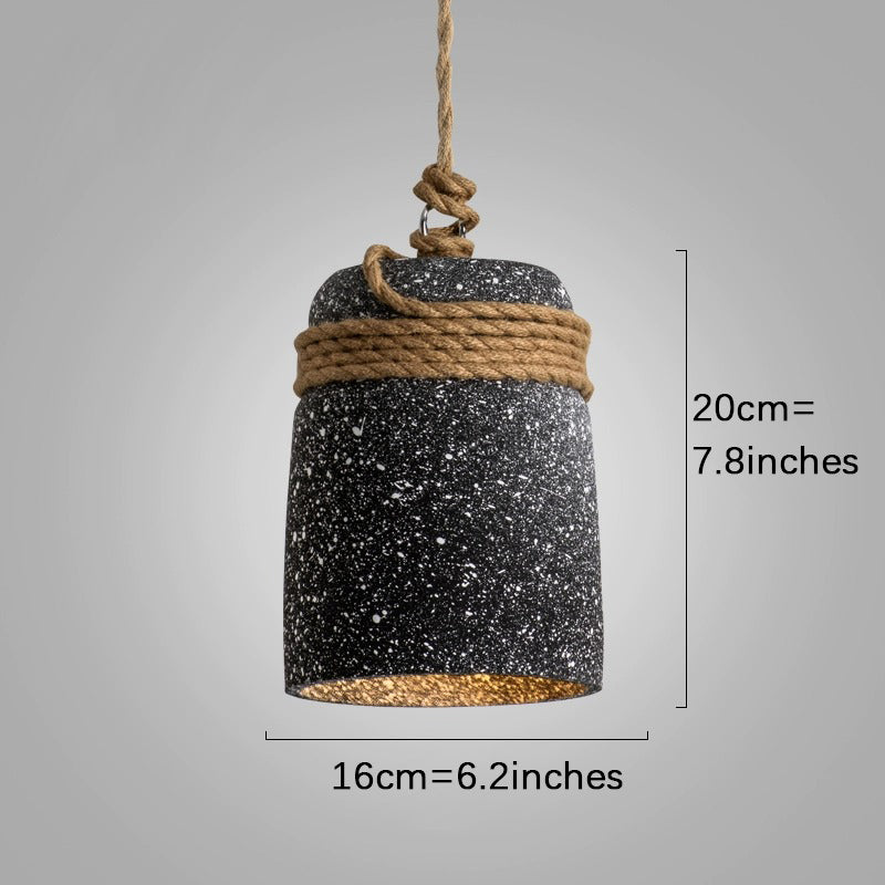 Yellow Travertine Terrazzo Lamp