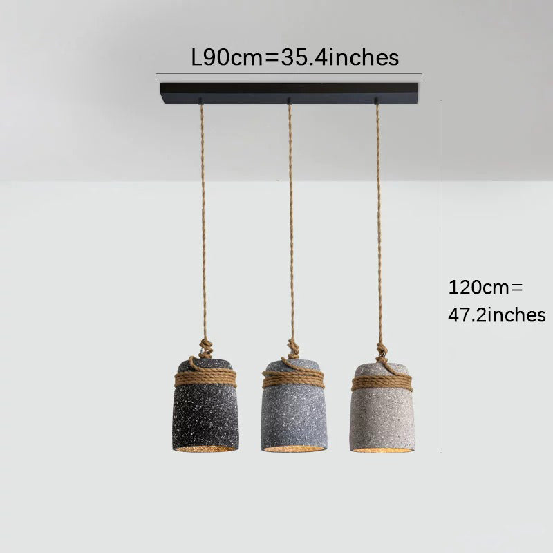 Yellow Travertine Terrazzo Lamp