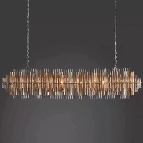 Vintage Luxurious Metal Chandelier