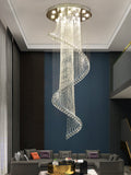 Spiral Waterfall Crystal Light