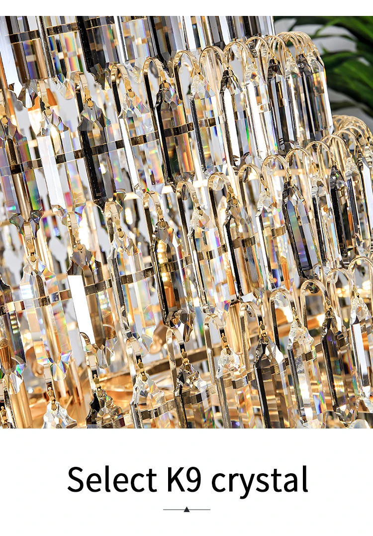 Loft Large Crystal Chandelier