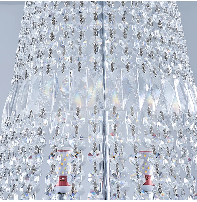 Romantic Wedding Chrome Chandelier