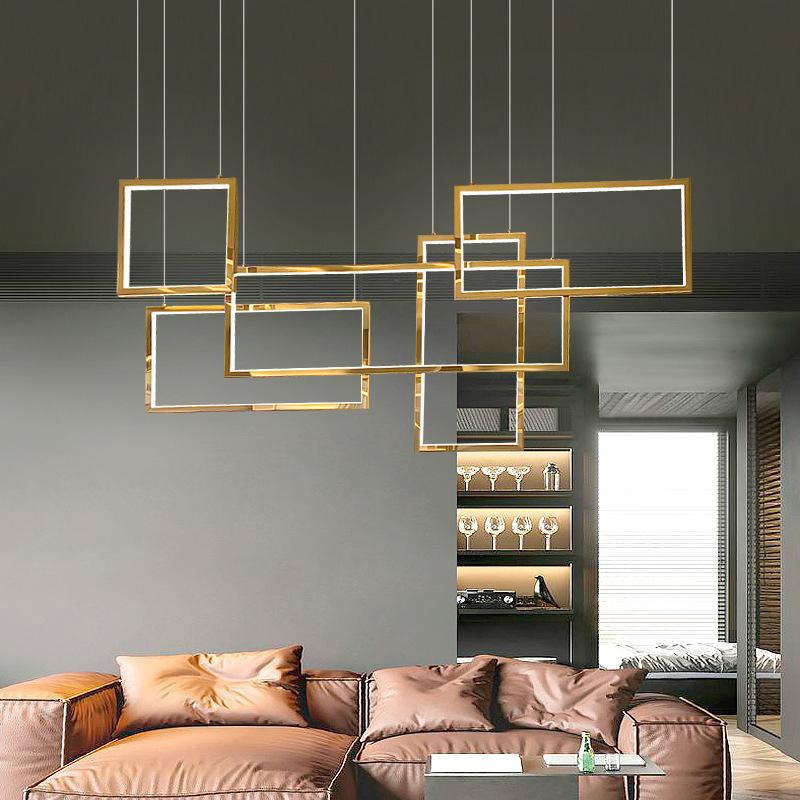Rectangular LED Pendant Light