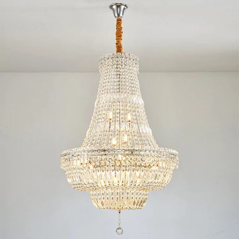 Romantic Wedding Chrome Chandelier