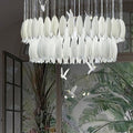 Ceramic Bird/Tulip Pendant Light
